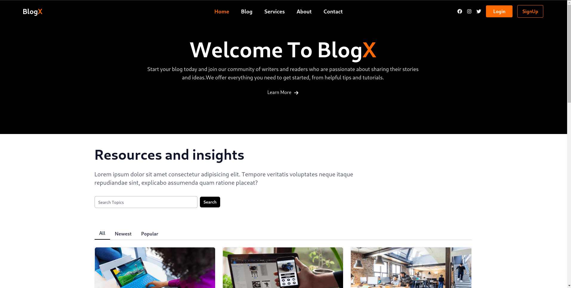 BlogX